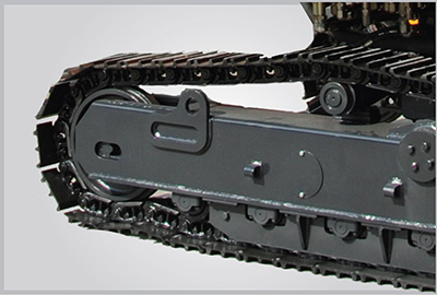 Steel track adaptable to all terrains