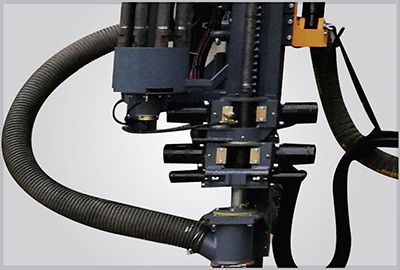 Automatic  loading and unloading drill pipe, anti-jamming system