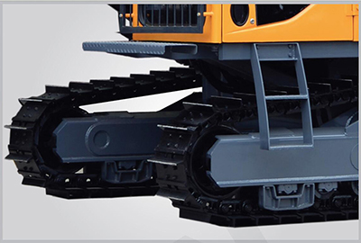 Steel track adaptable to all terrains