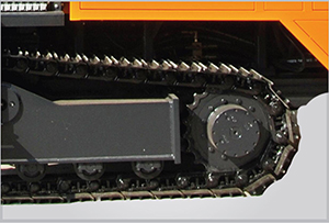 Steel track adaptable to all terrains
