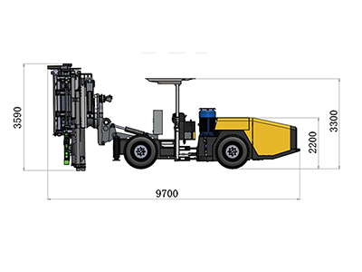 Dimensions during operation